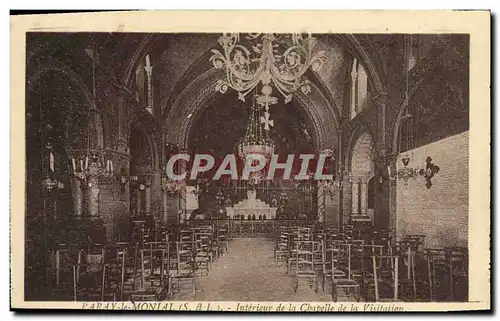 Cartes postales Paray Le Monial Interieur de la chapelle de la Visitation