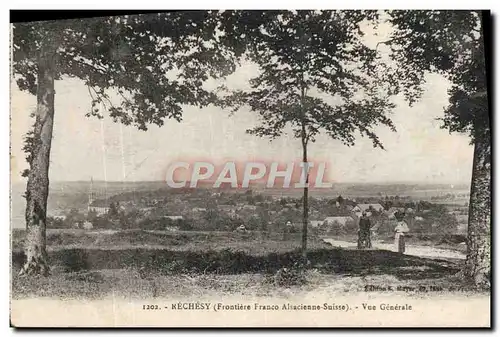 Cartes postales Douanes Rechesy Vue generale
