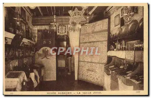 Cartes postales Judaica Juif Strasbourg Musee alsacien La salle juive