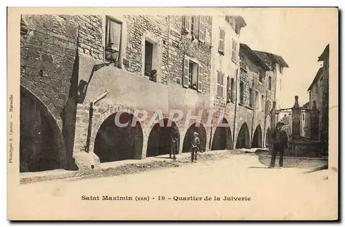 Cartes postales Judaica Juif Saint Maximin Quartier de la juiverie