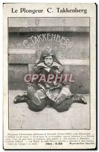 Cartes postales Scaphandrier Le plongeur C Takkenberg