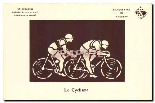 Cartes postales Velo Cycle Cyclisme