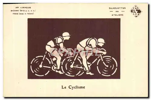 Cartes postales Velo Cycle Cyclisme