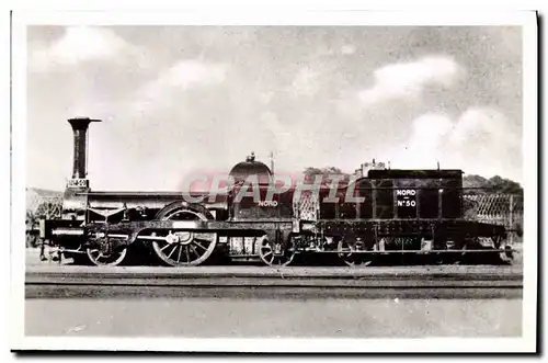 Moderne Karte Chemins de Fer Train Locomotive 50 Gravelines de la compagnie du Nord Type Clapeyron