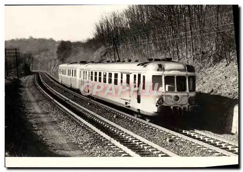 Moderne Karte Chemins de Fer Train Locomotive Express Railway OG St Pierre Laval