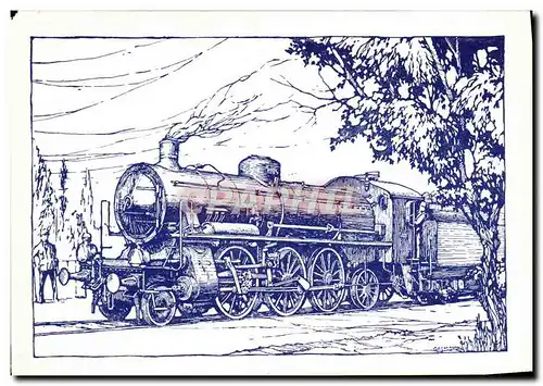 Cartes postales moderne Chemins de Fer Train Locomotive Gr 685 FS