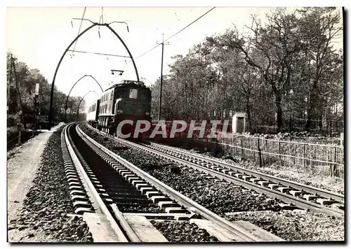 Moderne Karte Chemins de Fer Train Paris Madrid