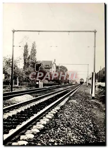 Moderne Karte Chemins de Fer Train Brussels Liege