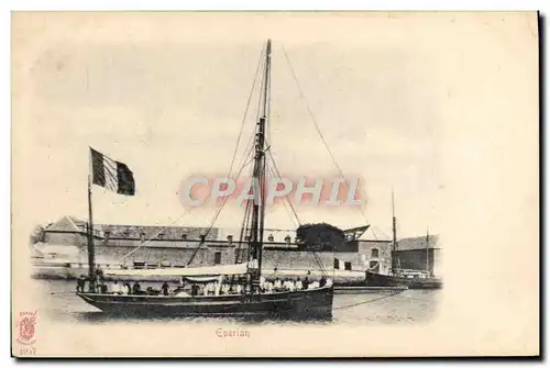 Cartes postales Bateau Voilier Eperlan