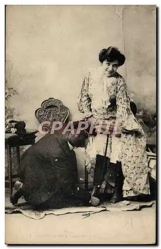 Cartes postales Nu erotique Femme Tailleur