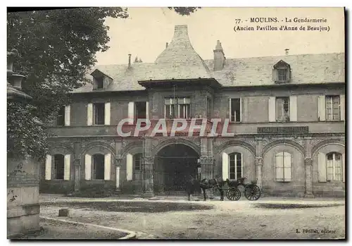 Cartes postales Moulins La Gendarmerie Ancien pavillon d&#39Anne de Beaujeu