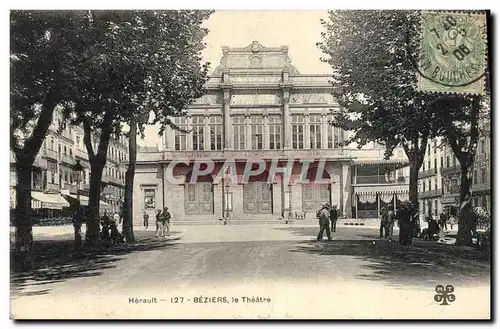 Cartes postales Theatre Beziers