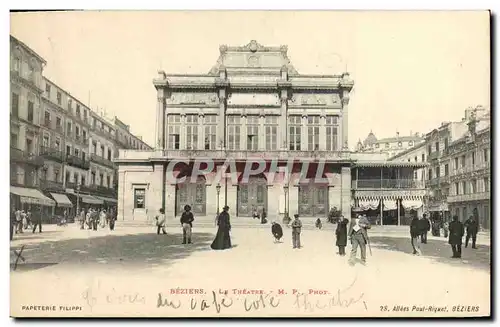Cartes postales Beziers Le Theatre