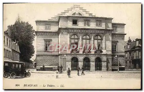 Cartes postales Beauvais Le Theatre Automobile