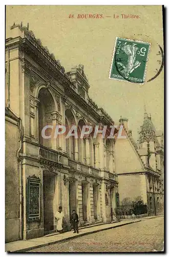 Cartes postales Bourges Le Theatre