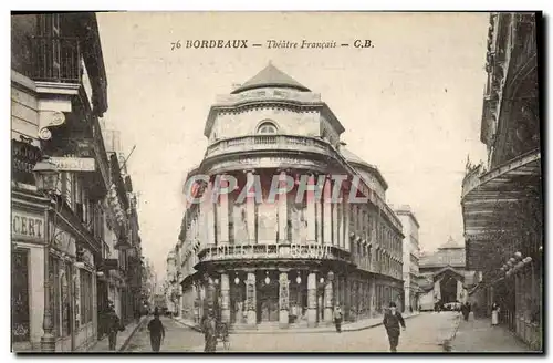 Cartes postales Bordeaux Theatre Francais