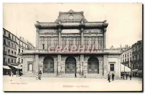 Cartes postales Beziers Le Theatre