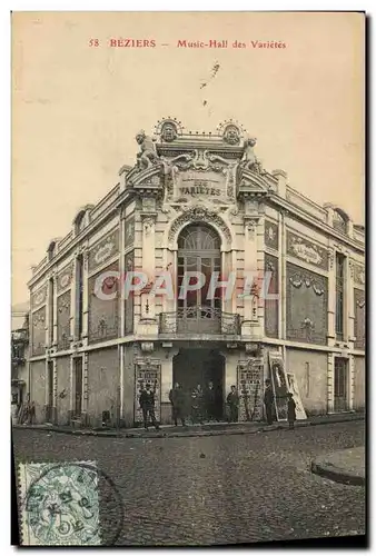 Ansichtskarte AK Beziers Music Hall des Varietes Theatre