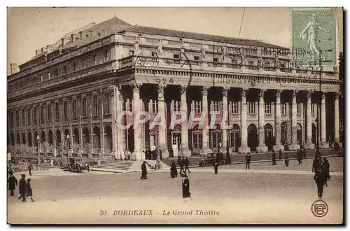 Cartes postales Bordeaux Le grand Theatre