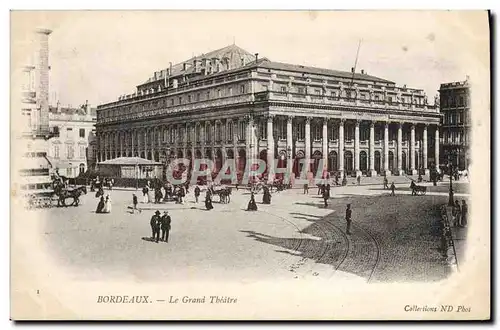 Cartes postales Bordeaux Le grand Theatre