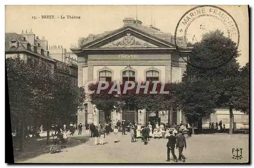 Cartes postales Brest Le Theatre