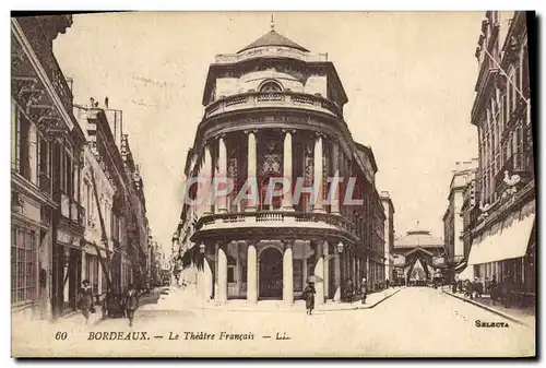 Cartes postales Bordeaux Le Theatre francais