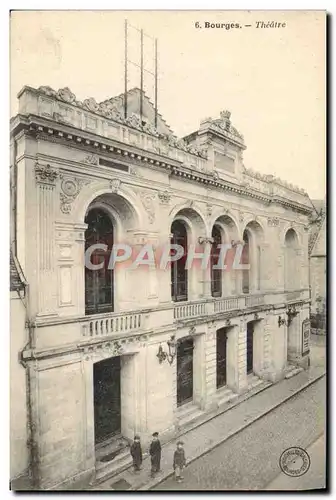 Cartes postales Bourges Theatre