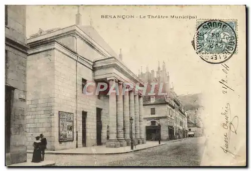 Cartes postales Besancon Le Theatre municipal