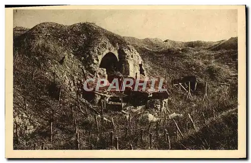 Cartes postales Fort De Souville Bombarde Militaria