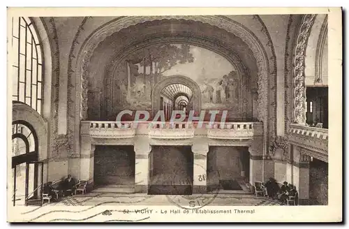 Cartes postales Vichy Le Hall De I'Etablissement Thermal