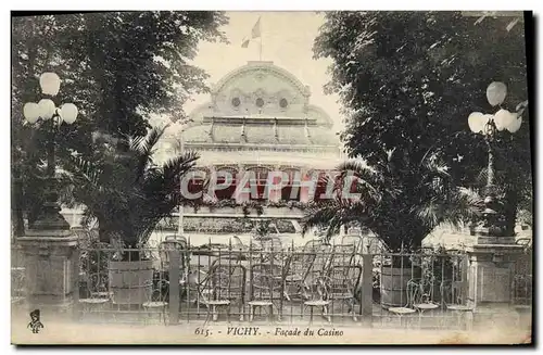 Cartes postales Vichy Facade Du Casino