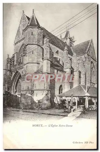 Cartes postales Moret L&#39Eglise Notre Dame