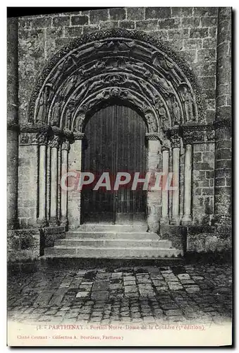 Ansichtskarte AK Parthenay Portail Notre Dame De La Couldre