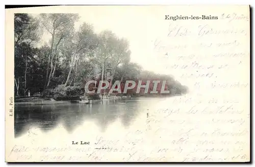 Cartes postales Enghien les Bains Le lac