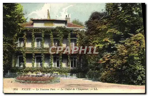 Cartes postales Vichy Le Nouveau Parc Le chalet de l&#39empereur