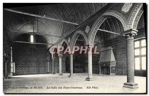 Cartes postales Chateau de Blois La Salle des Etats Generaux