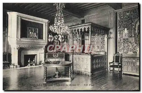 Cartes postales Pau Le Chateau Chambre de Henri IV