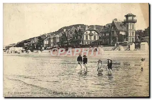 Cartes postales Houlgate La Plage et les villas