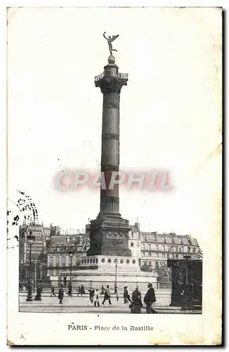 Cartes postales Paris Place de La Bastille