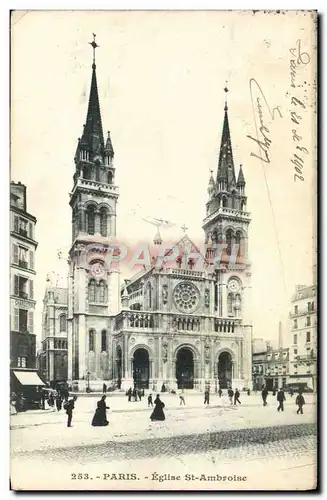 Ansichtskarte AK Paris Eglise St Ambroise