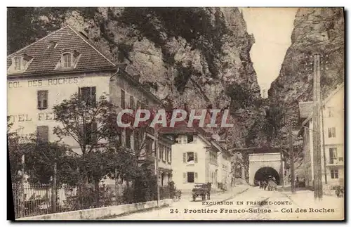 Cartes postales Douane Douanes Frontiere Franco Suisse Col des Roches
