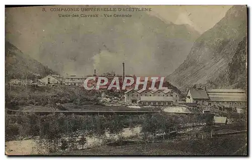Cartes postales Industrie Usine Compagnie universelle d&#39Acetylene Usine des Clavaux Vue generale