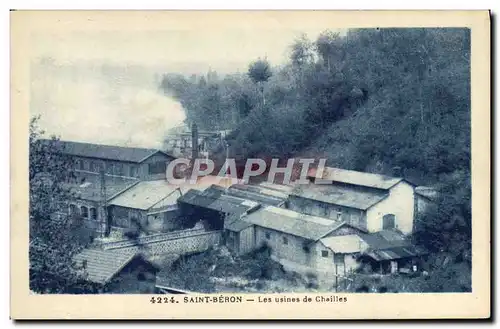 Cartes postales Industrie Usine Saint Beron Les usines de Chailles