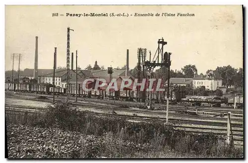 Cartes postales Industrie Usine Parsy le Monial Ensemble de l&#39usine Fauchon