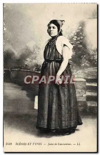 Cartes postales Judaica Juif Scenes et types Juive de Constantine