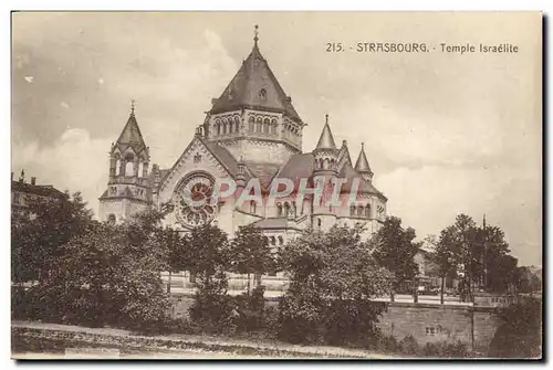 Cartes postales Judaica Juif Strasbourg Temple israelite