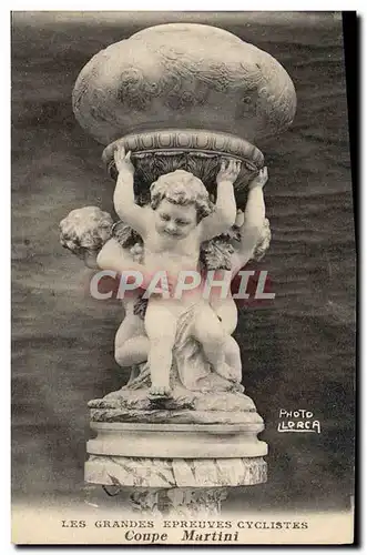Cartes postales Velo Cycle Cyclisme Les grandes epreuves cyclistes Coupe Martini