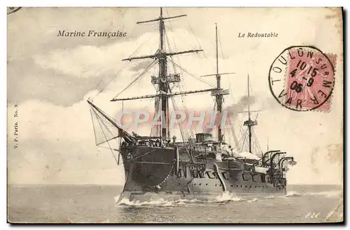 Cartes postales Bateau Le Redoutable