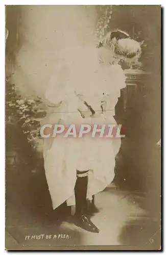 Cartes postales Erotique Femme It must be a flea