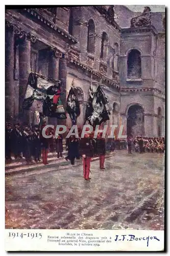 Ansichtskarte AK Militaria Musee de l&#39armee Remise solennelle des drapeaux pris a l&#39ennemi